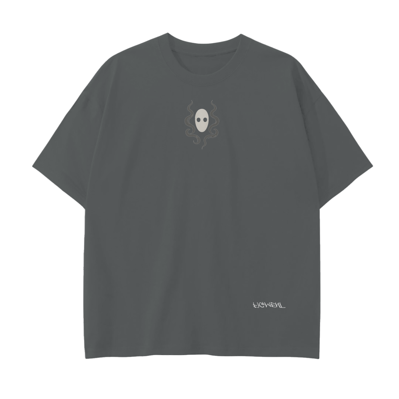 No Face Encounter Drop Shoulder T-Shirt - 250 GSM