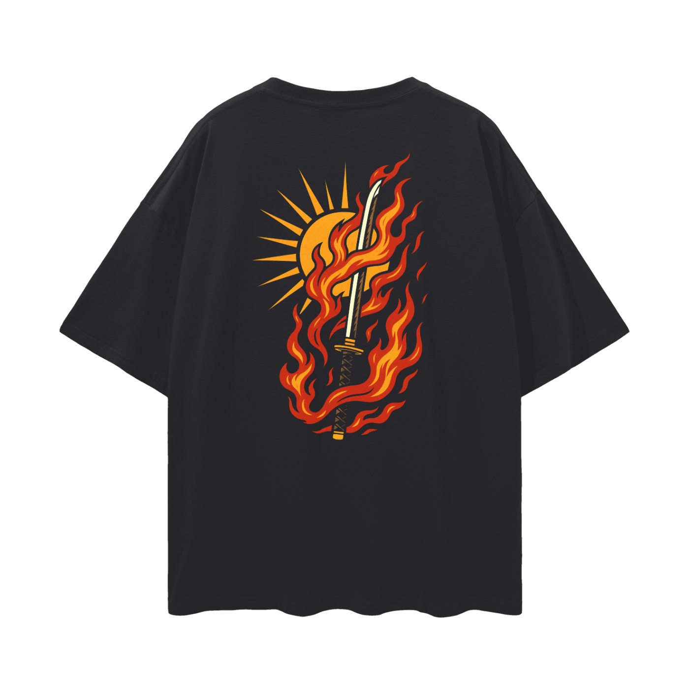 Oversize Deep Drop Shoulder Tee - 190 GSM