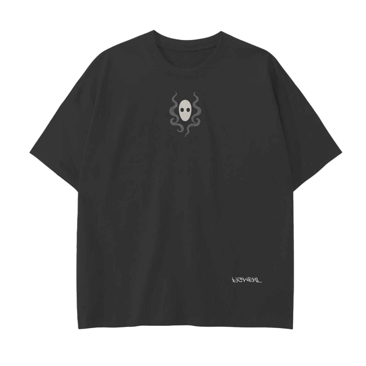 No Face Encounter Drop Shoulder T-Shirt - 250 GSM