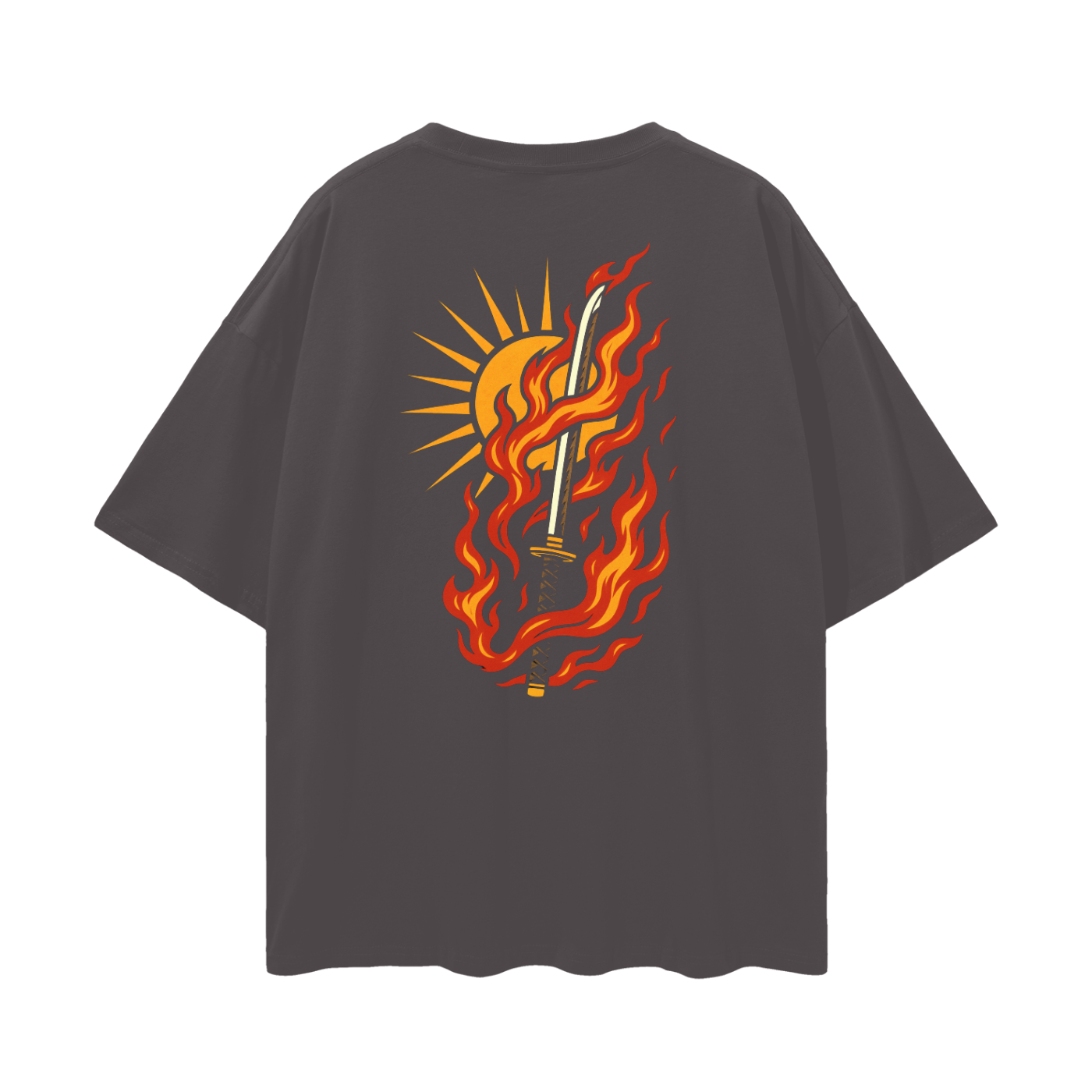 Oversize Deep Drop Shoulder Tee - 190 GSM