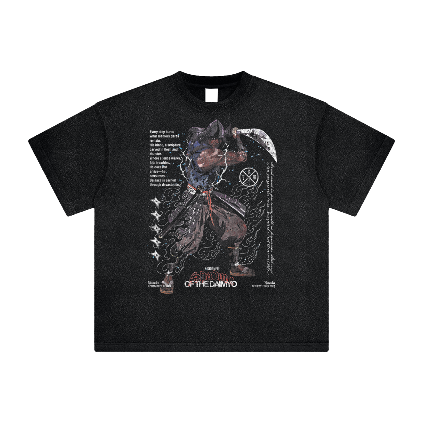 *Shadow of the Daimyo* Heavyweight Vintage Washed T-Shirt
