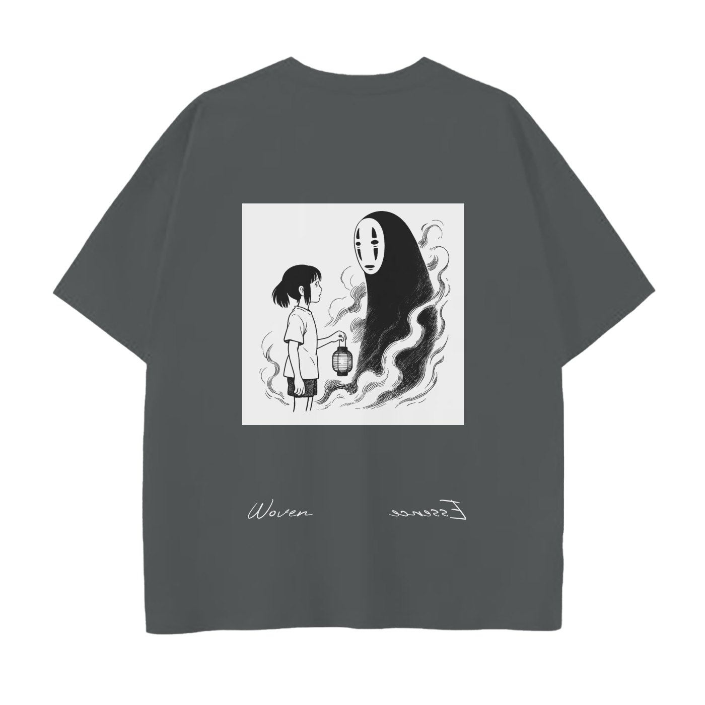 No Face Encounter Drop Shoulder T-Shirt - 250 GSM