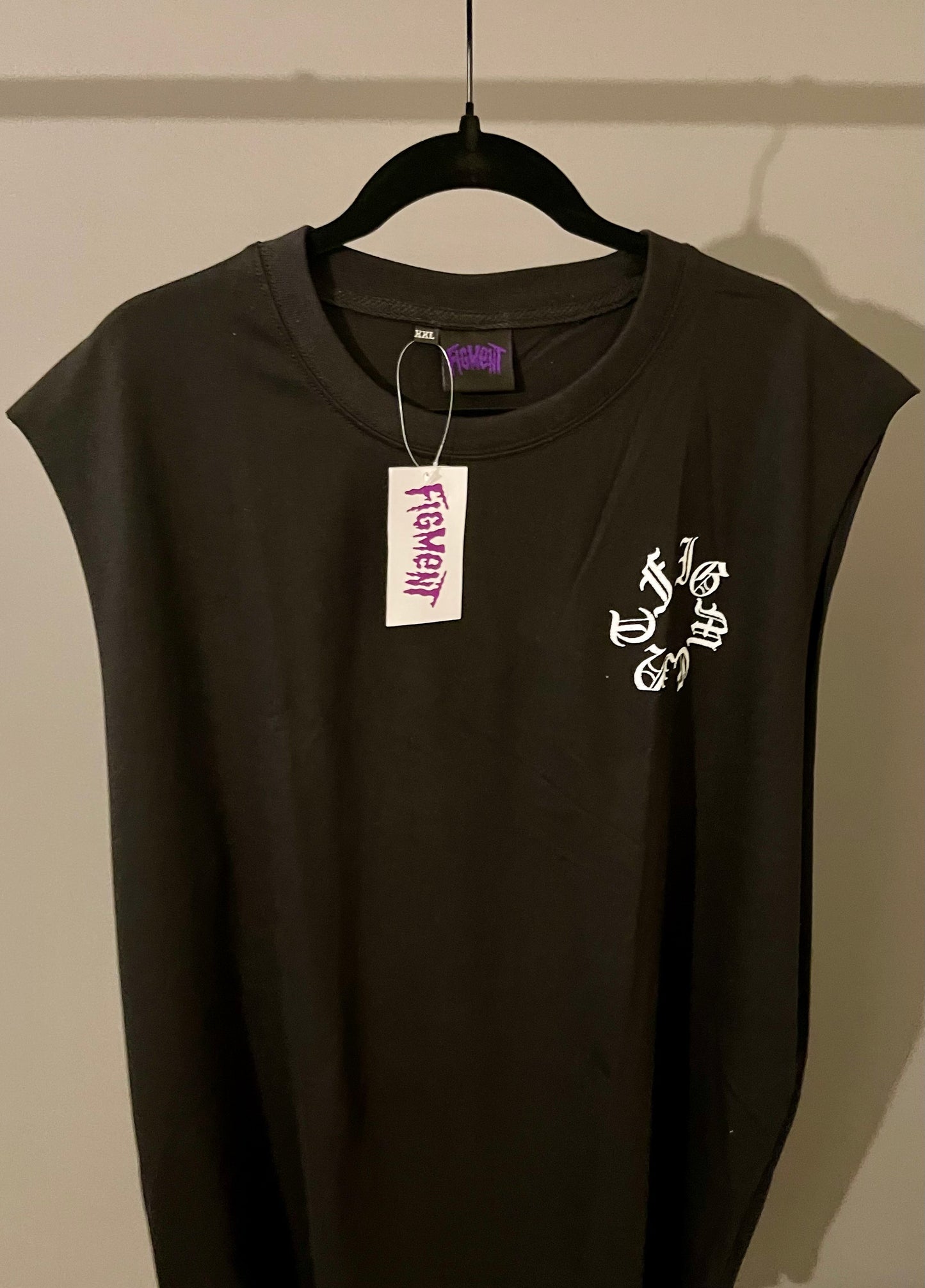 "Veiled Wrath" Oversized Muscle Tee