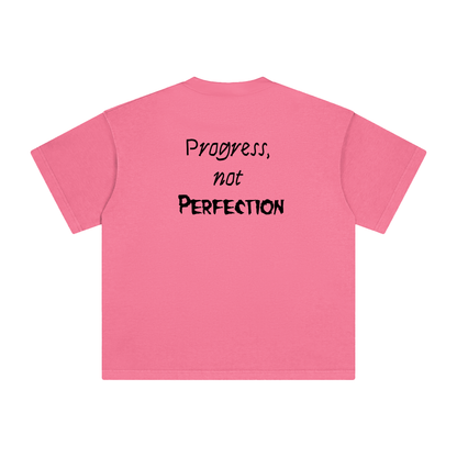 * Progress, not PERFECTION* Heavyweight Vintage Washed T-Shirt