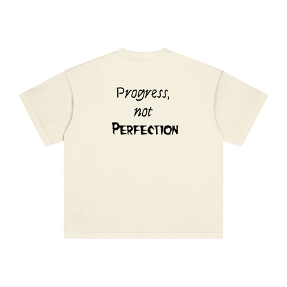 * Progress, not PERFECTION* Heavyweight Vintage Washed T-Shirt