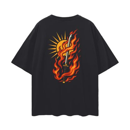 Oversize Deep Drop Shoulder Tee - 190 GSM