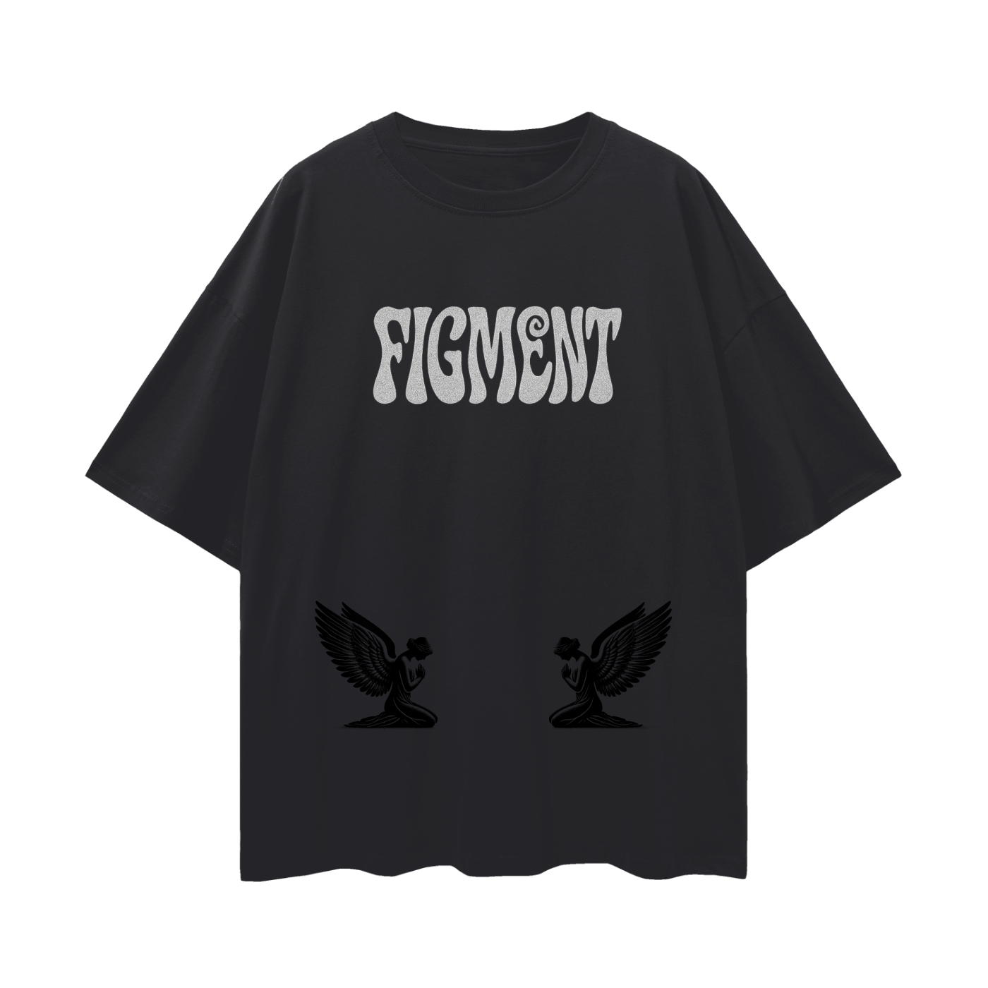 'Let Us Pray' Oversize Deep Drop Shoulder Tee