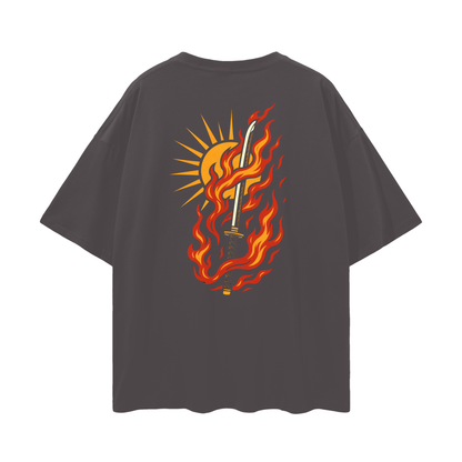 Oversize Deep Drop Shoulder Tee - 190 GSM