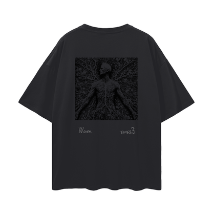 'Let Us Pray' Oversize Deep Drop Shoulder Tee