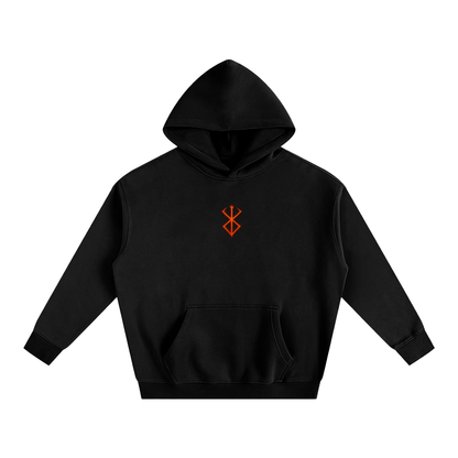 *Sacrifice Breeds Strength* Oversize Fleeced Hoodie